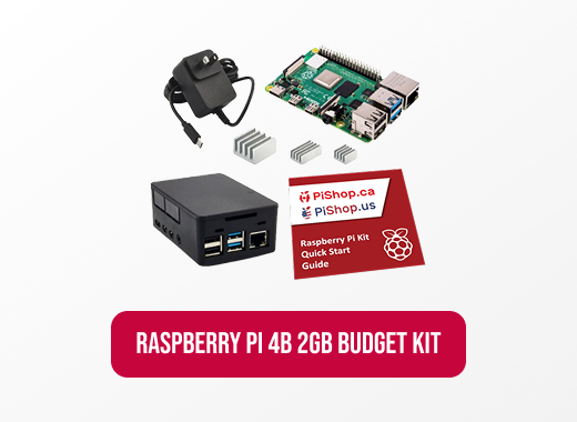 Raspberry Pi 4B 2GB Budget Kit