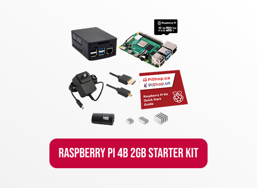 Raspberry Pi 4B 2GB Starter Kit